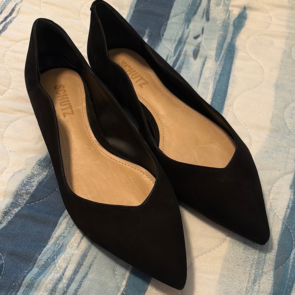 Schutz Women's Black Flats